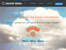 Tablet Screenshot of joomlasales.com